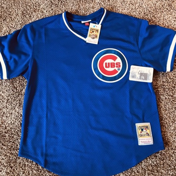 mitchell and ness cubs jersey